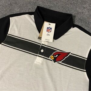 Nike Arizona Cardinals Rewind Pique Mens Medium Polo Shirt NWT